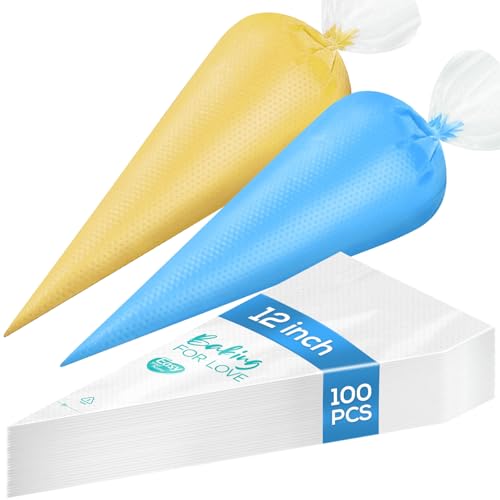 100PCS 12 Inch Disposable Anti Burst Thick Piping Bags