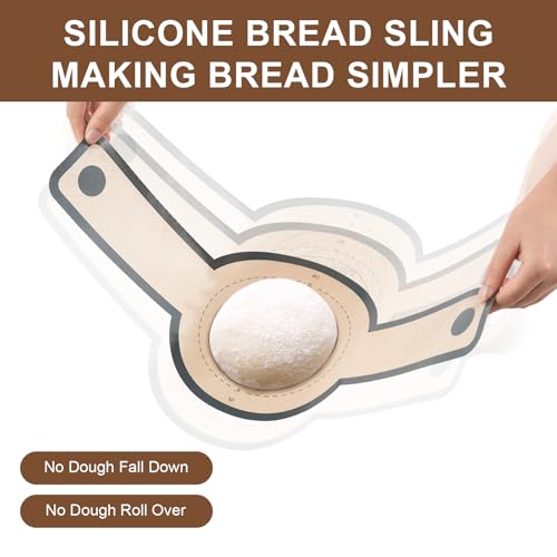 3 PCS Silicone Bread Sling for Dutch Oven Liners (3 Count)