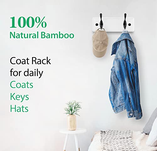 Heavy Duty Wooden Coat Rack