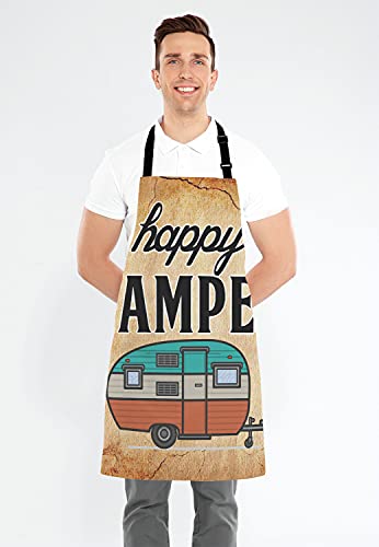 Happy Camper Apron for Women and Men