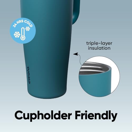 FreeSip Tumbler Insulated Stainless Steel Water Bottle with Built