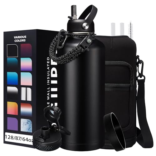 87oz 128oz Insulated Water Bottles (9 Count)
