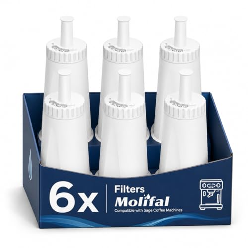 6 Pack Replacement Water Filter for Breville Espresso Machine Barista Pro BES878 (6 Count)