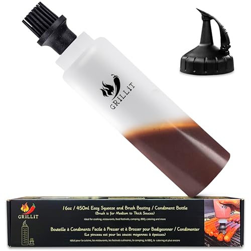 Silicone Basting Brush & BBQ Sauce Bottle