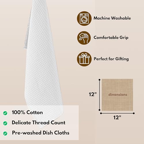 6 Pack Waffle Dish Cloths (6 Count)