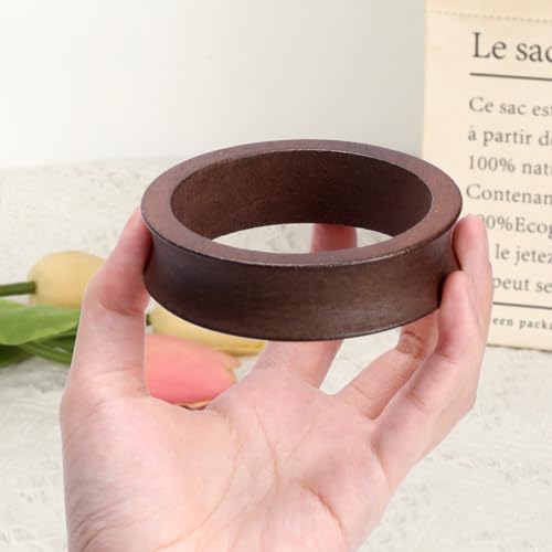 Pack of 3 Wooden Sphere Holder Display Stand for Crystal Sport Ball