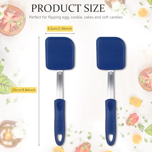 2 Pcs Mini Silicone Cookie Brownie Spatula (2 Count)
