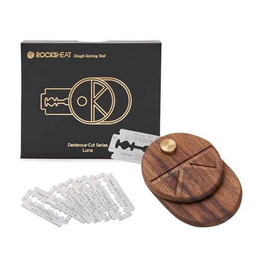 Bread Lame Dough Scoring Tool with 5 Feather Blades