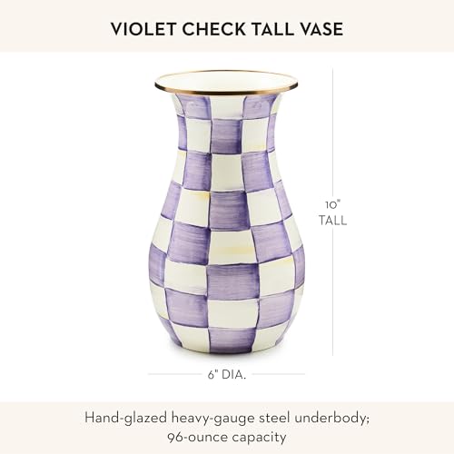 Enamel Tall Vase