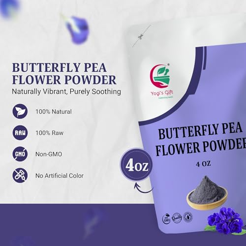 Yogi's Gift® Butterfly Pea Flower Powder 4 oz (4 Ounce)