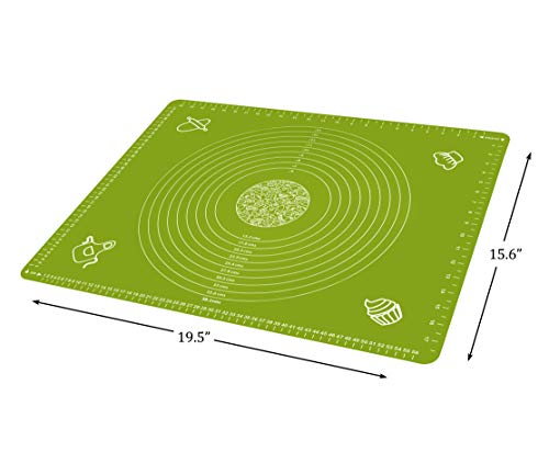 Silicone Baking Mat for Pastry Rolling Dough with Measurements