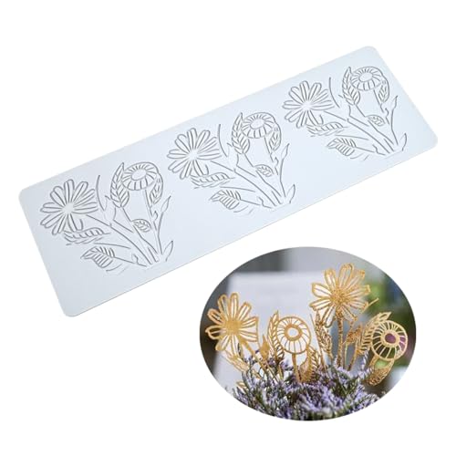Flower Silicone Cake Lace Mold Cake Decorating Tool Border Decoration Lace Mold Kitchen Baking Tool