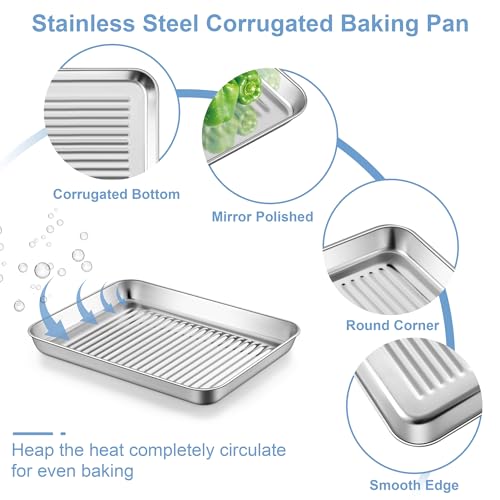 Toaster Oven Pan with Rack (18.99 Count)