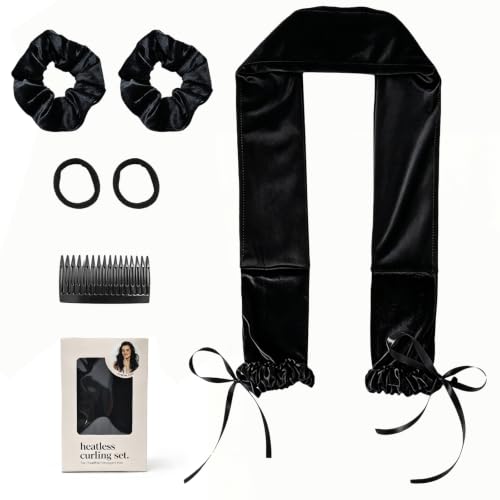 Sleepy Tie Heatless Curling Headband Overnight No Heat Curler Set for Long Hair