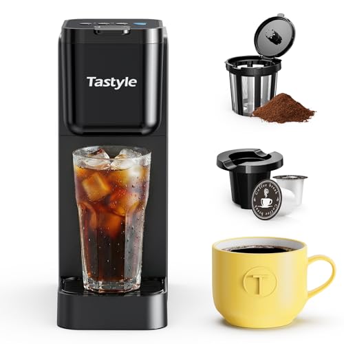 Single Serve Coffee Maker Hot and Iced with Bold Brew