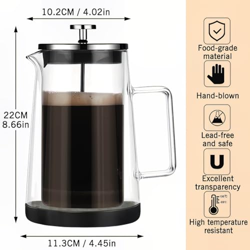 French Press Coffee Maker 34Oz