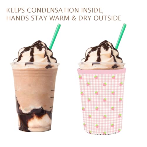 Reusable 3 Pack Iced Coffee Cup Sleeve