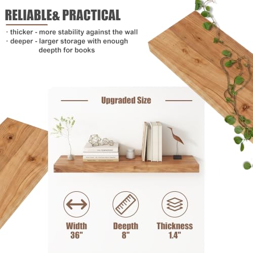 Floating Shelves for Wall (2 Count)