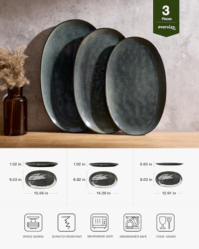 Serving Platters Set of 3 Sizes