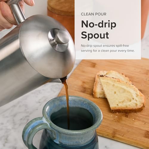 Coffee Press Stainless Steel French Press Coffee Maker