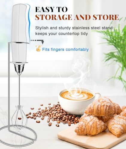Handheld Milk Frother Wand for Coffee