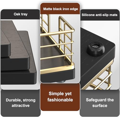 Guest Towel Holder Tray for Bathroom