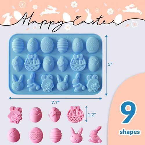 Easter Silicone Candy Mold 2 (2 Count)