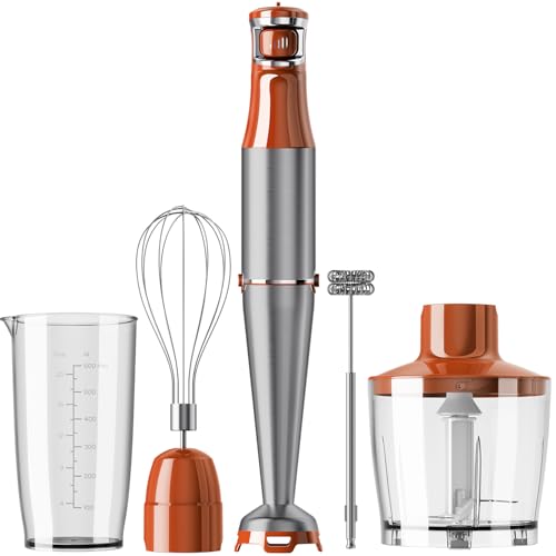 Immersion Blender Handheld Corded Hand Blenders Set 1100W
