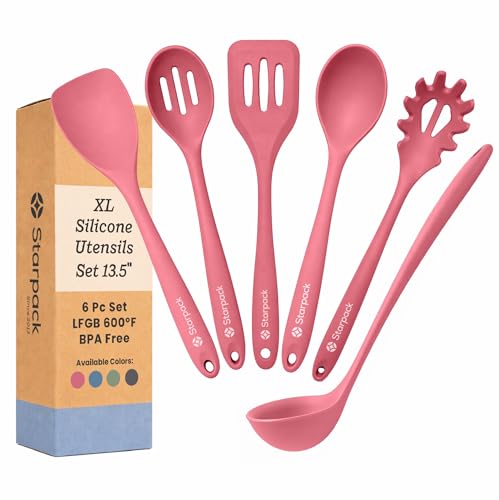 Starpack Like a Boss XL Silicone Cooking Utensils Set (6 Count)