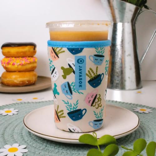JavaSok Iced Coffee & Cold Soda Insulated Neoprene Cup Sleeve