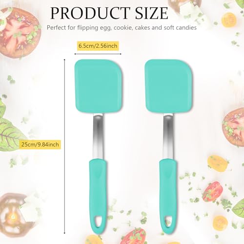 2 Pcs Mini Silicone Cookie Brownie Spatula (2 Count)