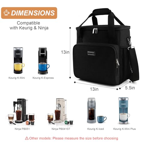 Coffee Maker Travel Bag Compatible with Keurig K