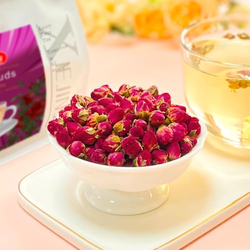 Rose Tea 100% Pure Loose Dried Rose Buds (5.3 Ounce)