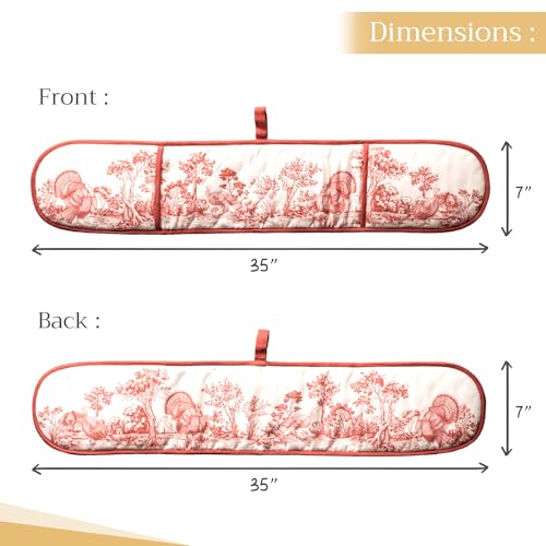 Double Oven Mitts 100% Cotton Double Oven Glove
