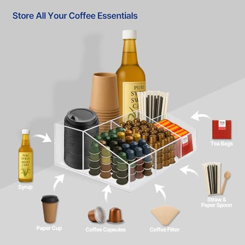 Acrylic Coffee Bar Station