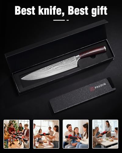 Chef Knife 9 Inch Kitchen Knife for Meat & Vegetables