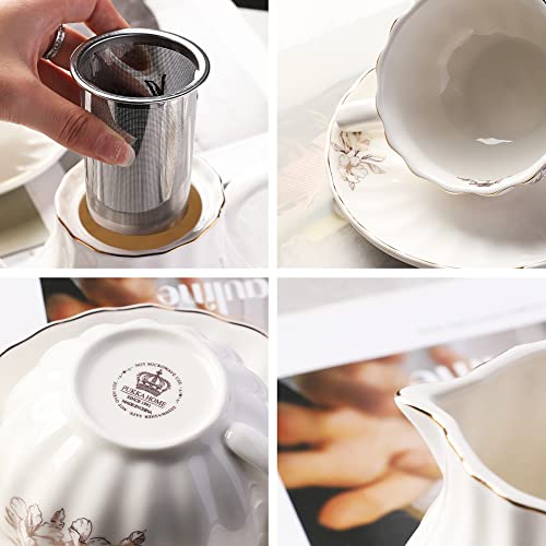 Porcelain Tea Sets British Royal Series (22 Count)