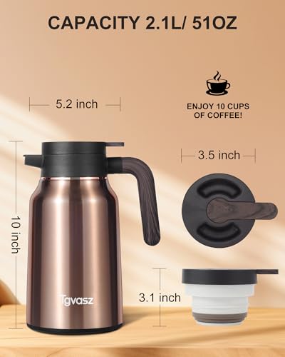 51 Oz Carafes for Hot Liquid