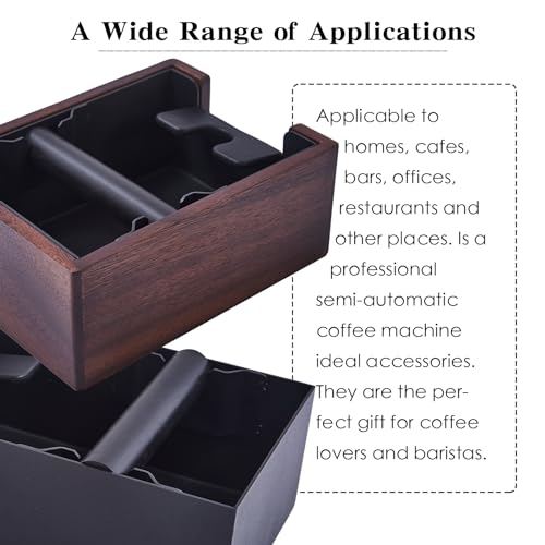 Wooden Espresso Knockout Box