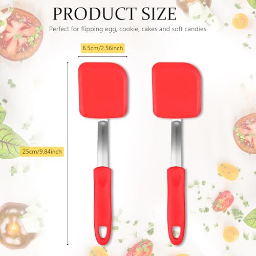 2 Pcs Mini Silicone Cookie Brownie Spatula (2 Count)