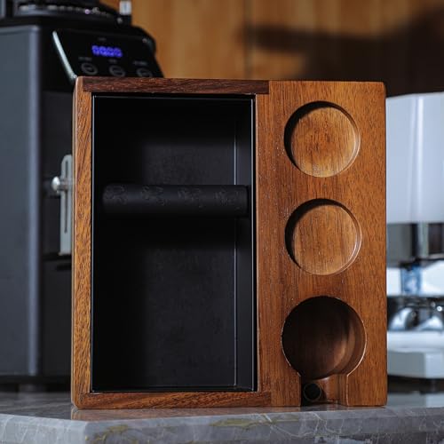 58mm Espresso Knock Box and Tamping Station Espresso Accessories Organizer Box