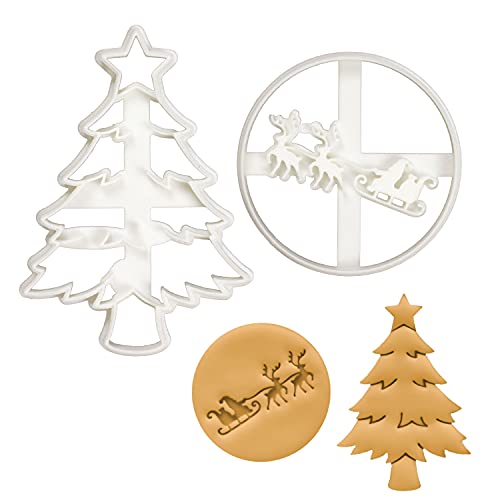 Set of 2 Christmas cookie cutters