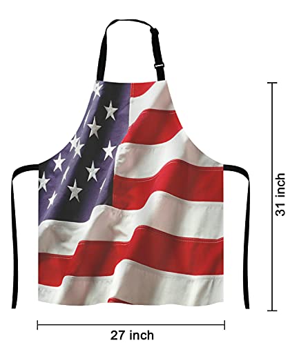 USA Flag Kitchen Cooking BBQ Chef Apron
