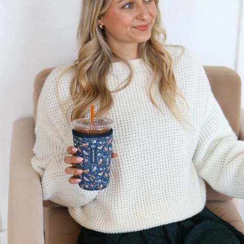 JavaSok Iced Coffee & Cold Soda Insulated Neoprene Cup Sleeve