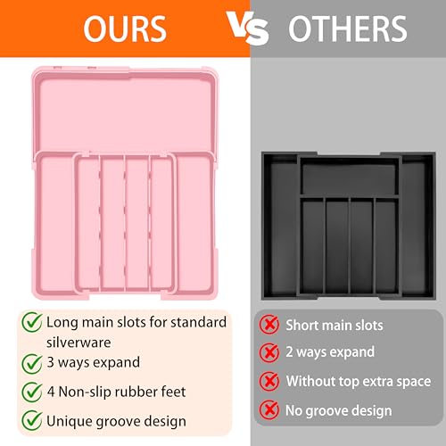 Expandable Silverware Drawer Organizer