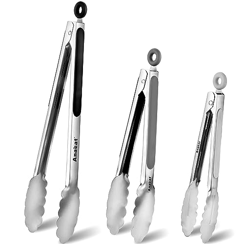 Stainless Steel Locking Tong Set of 3 (3 Count)
