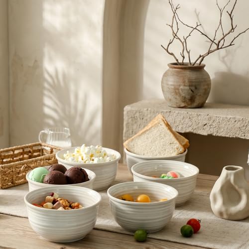Ceramic Soup Bowls Set of 6 (6 Count)
