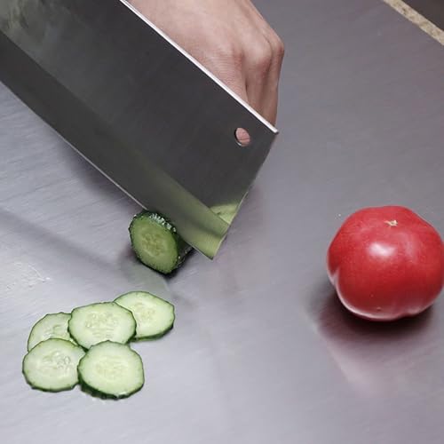 Stainless Steel Cutting Boards with Lip for Kitchen