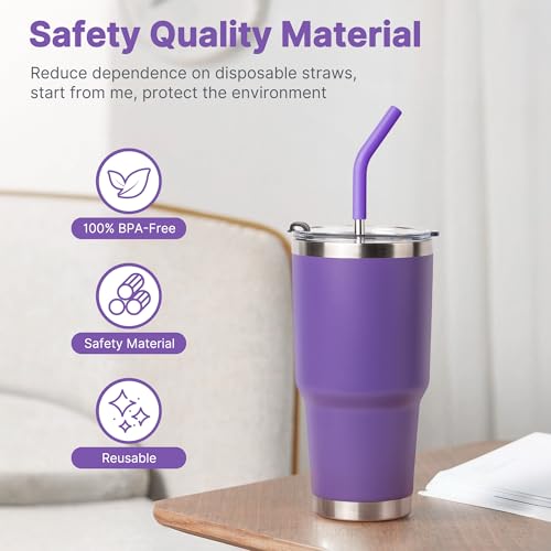 Stainless Steel Straw for 30 oz YETI Tumbler