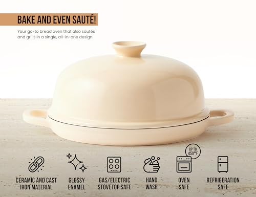 Bread Oven with Lid and Handles